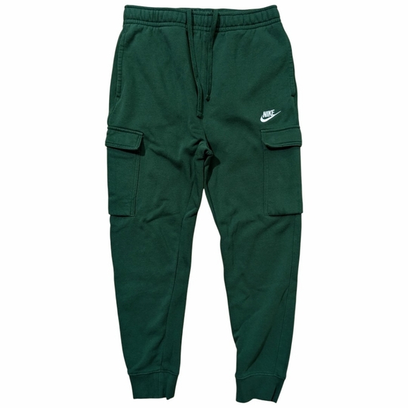 Nike Club Fleece Full-Zip Hoodie & Cargo Joggers Tracksuit Set Sz S (BV2645-341) - Picture 6 of 10
